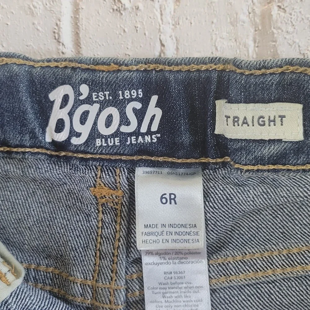 Osh Kosh B'gosh boys straight leg jeans size 6R